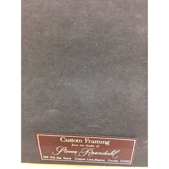 Erte "LaBelle Big Brim Hat With Lace Veil" Silkscreen 99/300 Signed In Pencil - Picture 6 of 7